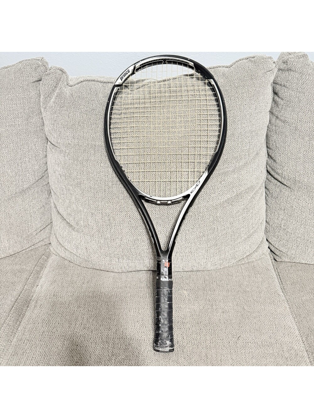 Prince EXO3 Silver Tennis Racquet 115 Oversize 4 3/8 Used